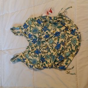 NEW Lands End V-neck underwire adjustable tankini